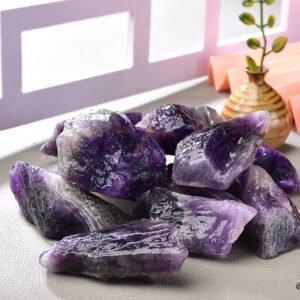 Natural Deep Purple Amethyst Raw Stones