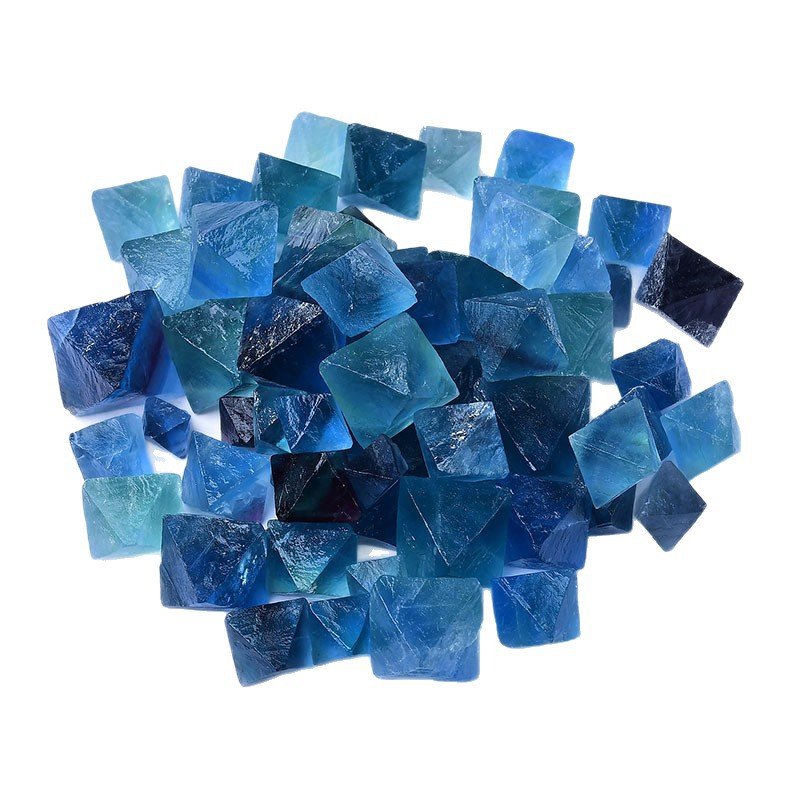 Raw Blue Fluorite Crystal Diffuser Stones: Natural Healing Mineral Specimens & Aesthetic Home Fragrance Ornaments by Crystal Vault - Image 4